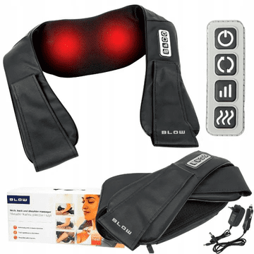Blow Puhajte jastuk za masažu za vrtloge, leđa i datum s grijanjem