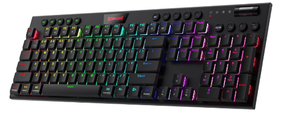 Horus Pro K618 tipkovnica, RGB, USB-C, Bluetooth, črna
