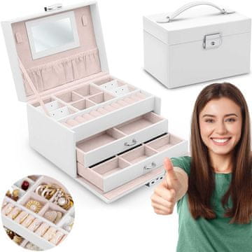 Massido Kutija za nakit MS-700 - bijela