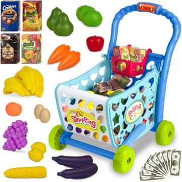 Ricokids Ricokids 773400 kolica za kupovinu plava