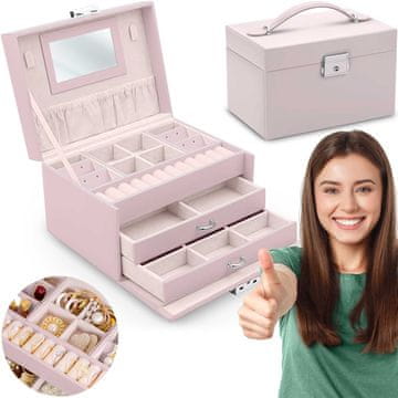 Massido MS-700 kutija za nakit - roza