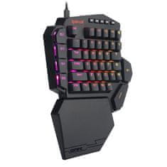 Redragon Diti Elite K585 tipkovnica za igranje jednom rukom, RGB