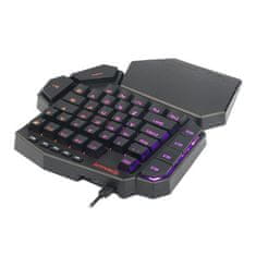 Redragon Diti Elite K585 tipkovnica za igranje jednom rukom, RGB