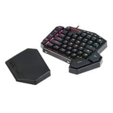 Redragon Diti Elite K585 tipkovnica za igranje jednom rukom, RGB