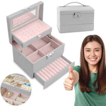 Massido Kutija za nakit MS-704 - siva