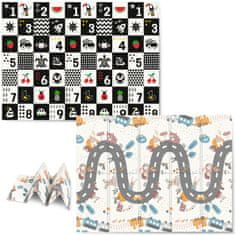 Nukido Sklopiva edukativna pjenasta podloga 200 x 150 x 1 cm NK-341