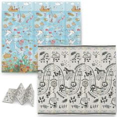 Nukido Sklopiva edukativna pjenasta podloga 200 x 180 x 1 cm NK-340 ocean-safari