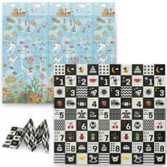 Nukido Sklopiva edukativna pjenasta podloga 200 x 180 x 1 cm NK-340 oceanski brojevi