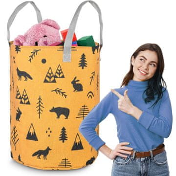 Nukido košara za igračke - narančasta