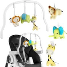 Ricokids Toy bar za stolicu Belo/Lindo/Tugo