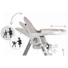 Nukido Hranilica sa stolom, ljuljačka Belo, siva