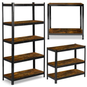 Humberg Metalni stalak za odlaganje 180 x 90 x 40 cm HR-852 crni