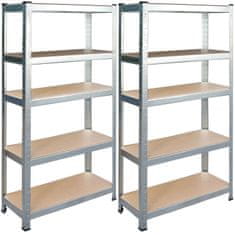 Humberg Metalni stalci za odlaganje, set od 2 komada 150 x 75 x 30 cm HR-810