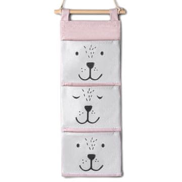 Nukido viseći organizator za igračke - ružičasti