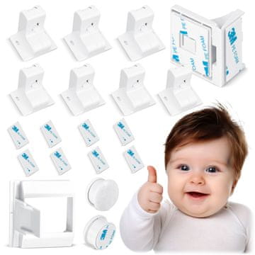 Ricokids Ricokids 798010 magnetska brava za ormariće, 8 kom.