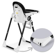 Nukido Belo crna dječja hranilica sa stolom