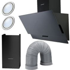 Berdsen BT-211 Kuhinjska napa s dimnjakom 60 cm, crna