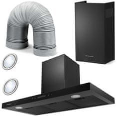 Berdsen BE-90S Crna kuhinjska napa 90 cm