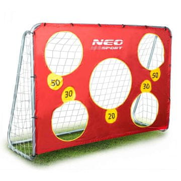 Neo-Sport Veliki nogometni gol, nogomet 215 x 153 x 76 cm + podloga za metu