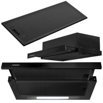 Berdsen Kuhinjska napa za ispod ormarića - 60 cm BE-60-LW crna