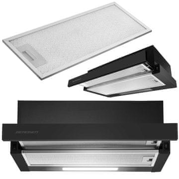 Berdsen Teleskopska napa BT-230 mat crna