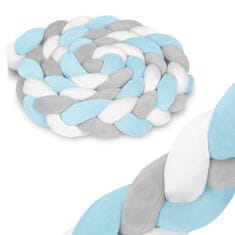 Ricokids Ricokids 3m ogrtač za dječji krevetić - plavo-siv