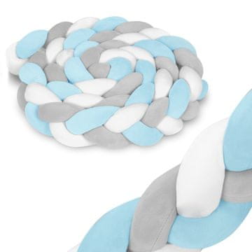 Ricokids Ricokids 3m ogrtač za dječji krevetić - plavo-siv