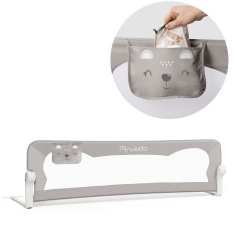 Nukido Zaštitna ograda za krevet 150 x 42 x 35 cm siva