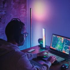 Ksix Kutna podna svjetiljka SmartLED, 140cm, 12W, 450 lumena, daljinski, WI-FI