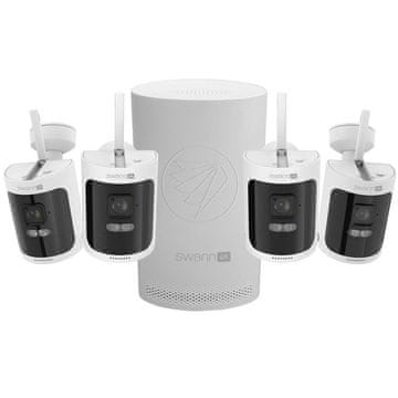 Swann Sigurnosna kamera Allsecure 4K, bežična 64GB SD kartica, 4x kamere - komplet