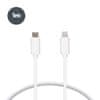 Ksix Lightning na USB-C kabel, 1.0m, bijeli
