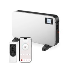 Ksix Magma Smart električna konvekcijska grijalica, 2000 W, LCD zaslon, Tuya