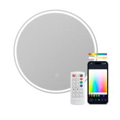 Ksix Oasis Smart Mirror, Protiv zamagljivanja 70cm, zvučnik, RGB + topla bijela