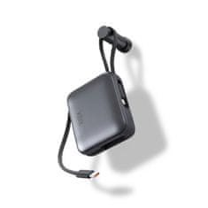 Ksix Prijenosna baterija 10000 mAh, 22.5W ultra brzo punjenje,USB-C + lightning