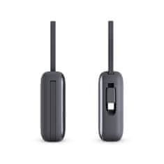 Ksix Prijenosna baterija 10000 mAh, 22.5W ultra brzo punjenje,USB-C + lightning