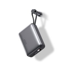 Ksix Prijenosna baterija 20000 mAh, 22.5W ultra brzo punjenje,USB-C + lightning