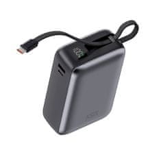 Ksix Prijenosna baterija 30000 mAh, 65W ultra brzo punjenje, integrirani USB-C