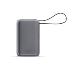 Ksix Prijenosna baterija 30000 mAh, 65W ultra brzo punjenje, integrirani USB-C