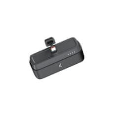 Ksix Prijenosna baterija 4.800 mAh USB-C džepna, 10 W, USB-A na USB-C kabel