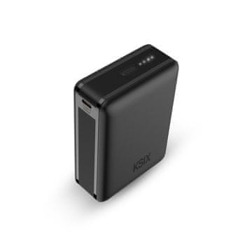 Ksix Prijenosna baterija za punjenje 20000 mAh, Nano, 22.5 W, USB-C + USB-A