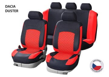 Cappa Presvlake za auto Perfetto HL Dacia Duster crne / crvene