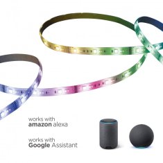 Ksix Smart LED traka 5 metara, mogućnost rezanja, 900 lumena, RGB + CCT boje