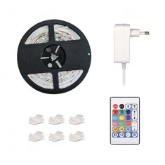 Ksix Smart LED traka 5 metara, mogućnost rezanja, 900 lumena, RGB + CCT boje