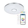 Ksix SmartLED Aura stropna svjetiljka, ugrađeni zvučnik 5 W, RGBIC+CCT, 49cm