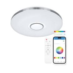 Ksix SmartLED Aura stropna svjetiljka, ugrađeni zvučnik 5 W, RGBIC+CCT, 49cm