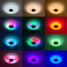 Ksix SmartLED Aura stropna svjetiljka, ugrađeni zvučnik 5 W, RGBIC+CCT, 49cm