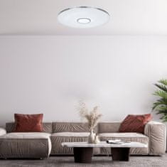 Ksix SmartLED Aura stropna svjetiljka, ugrađeni zvučnik 5 W, RGBIC+CCT, 49cm