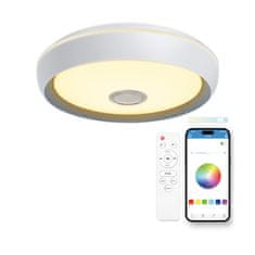 Ksix SmartLED Glory stropna svjetiljka, 5 W ugrađeni zvučnik, RGB+CCT, 47cm