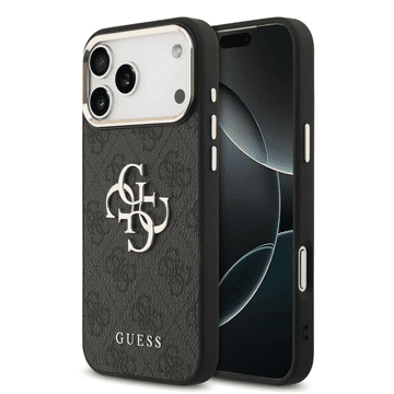 Guess GUHCP17X4GMGCGR silikonska maskica za iPhone 17 Pro Max - crna