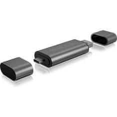 IcyBox IB-CR200-C USB-C/A/Micro B čitač kartica SD/microSD
